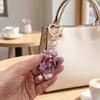 DIY Flower Pendant Hanger Bag Charm Multi-color Heart Key Ring  Car Keyring