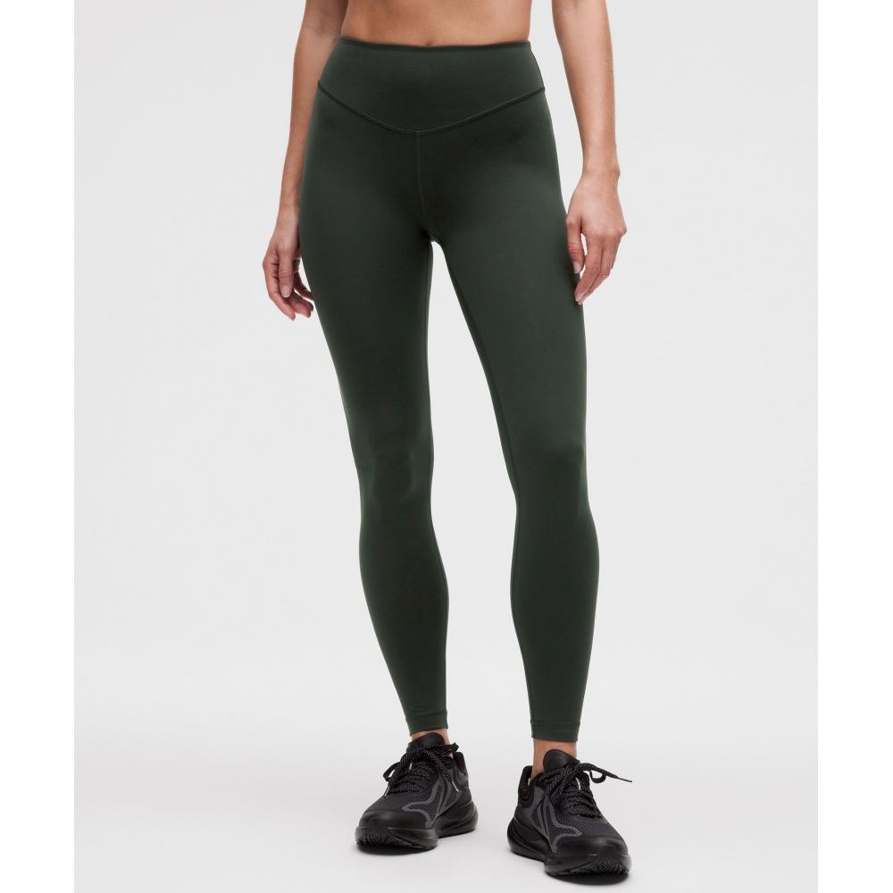

Lululemon WUnder Under Smoothcover High Rise Tight 28 Blackened Pine 0/28