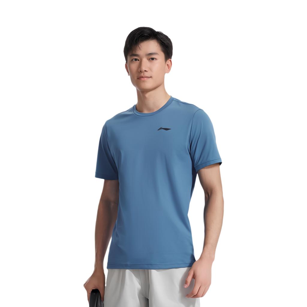 Li Ning Fitness Series T Shirt Men's Paris Blue ATST023-2