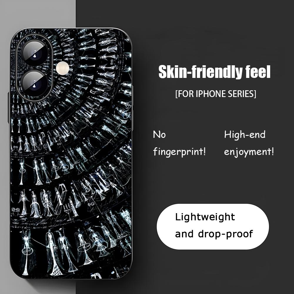 Cool Cartoon Fun Fashion Phone Case For iPhone 17 16 15 14 13 12 11 X XR XS 8 Plus Mini Pro Max Soft Black Shockproof Cover