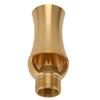 Brass Pond Water Fountain Nozzle G1/2 Female To G3/4 Male Thread G1/2 Male Thread Water Fountain Sprinkler Gold