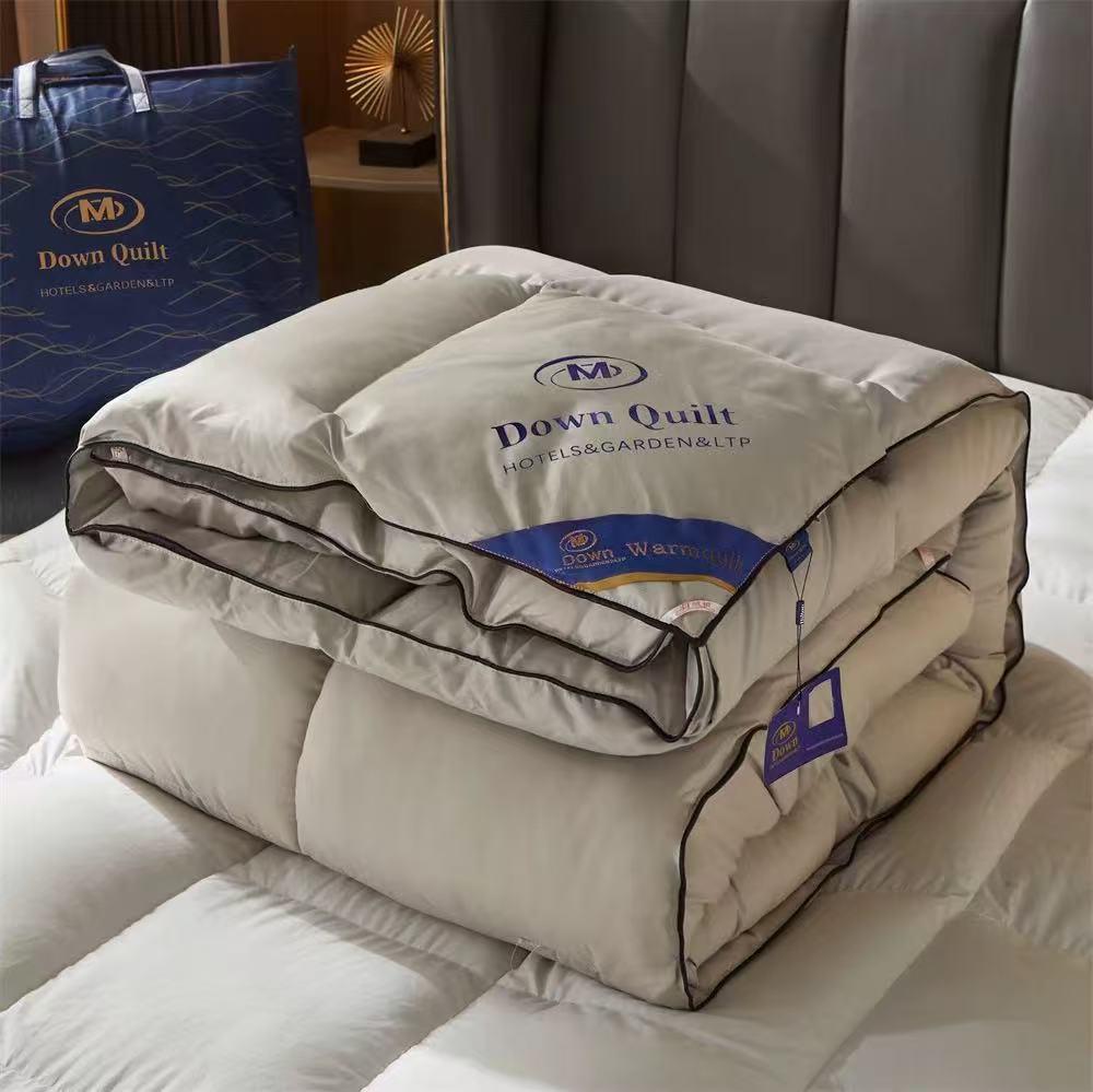 

Одеяло из искусственного пуха Star Hotel - Комфорт круглый год: Лето, Зима, Утеплённый, Тепло, Кондиционирование, Идеальный подарок 150*200cm 6 jin Spring/Autumn Quilt серый