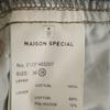 MAISON SPECIAL Denim switch cargo pants 38 gray Women Used
