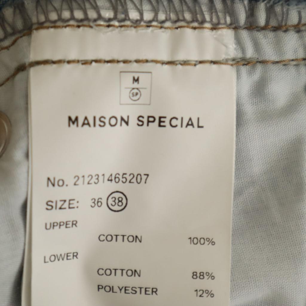 MAISON SPECIAL Denim switch cargo pants 38 gray Women Used