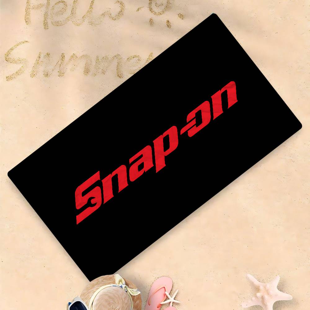 

S-Snap On Logo Beach Towel Colorful Bath Towels For Girl Microfiber Quick Dry Sand Free Beach Yoga Spa Gym Pool W30*H60(CM)