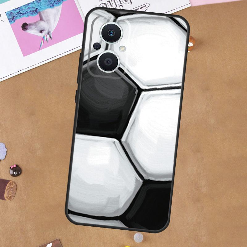 Football Passion Soccer Ball Case For OPPO Reno 2Z 4Z 5Z 8T 3 4 5 6 7 8 Lite OPPO Find X2 X3 X5 X6 Pro Lite Neo Cover