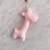 Plush Deer Keychain With Soft Polyester Fur For Gift And Decor