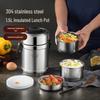 304 Stainless Steel Double-Layer Insulated Lunch Pot