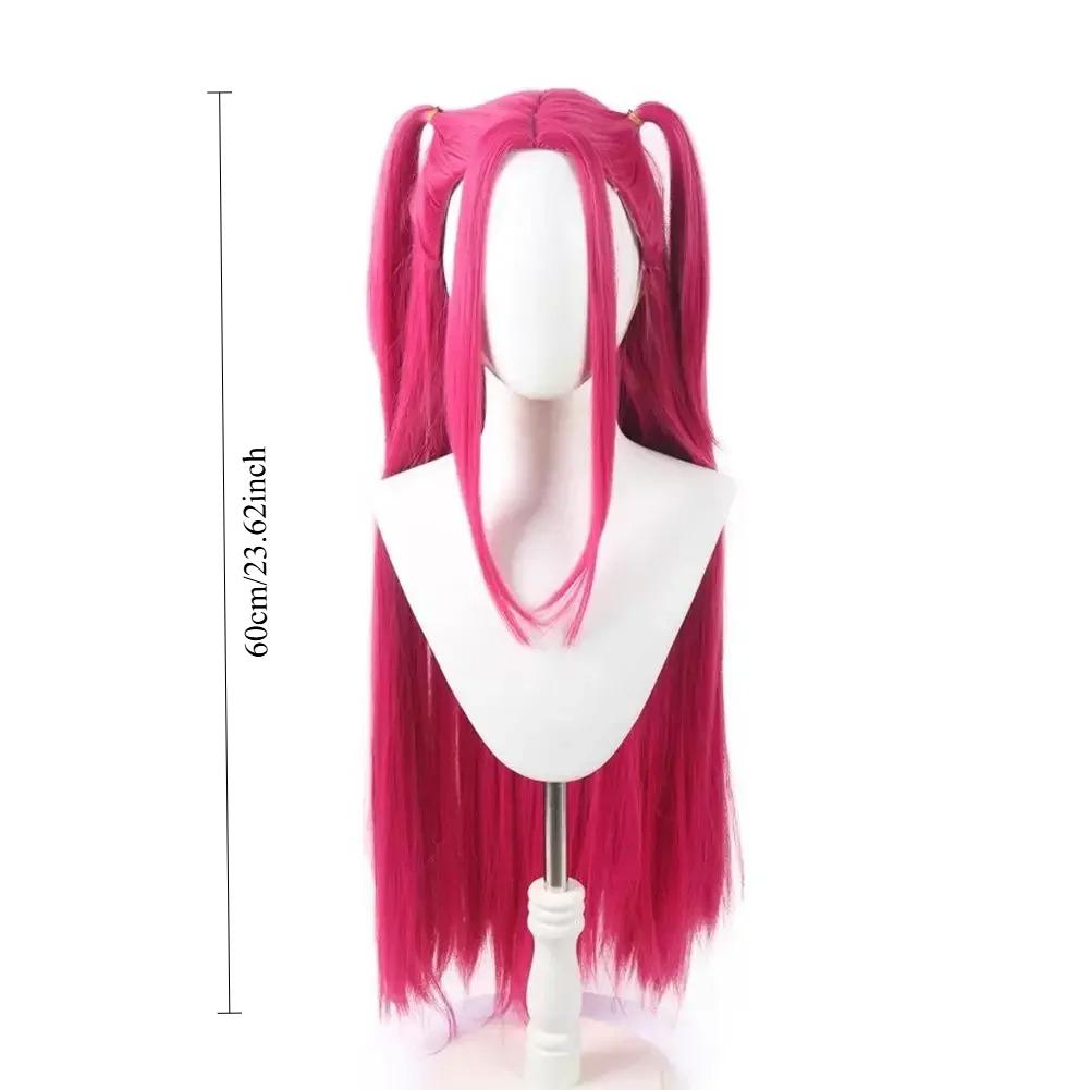 2026 Popular Movie Kids Girls Costume Play Black Red Long Hair Spooky Holiday Costume Play Props High Quality Premium Grade