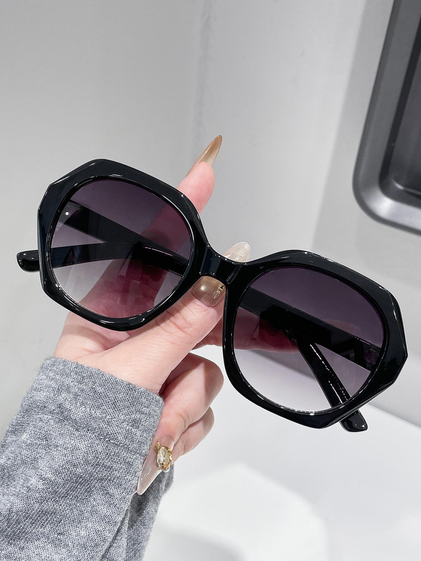 

Unisex Minimalist Style Fashion Glasses Unique Frame Design for Daily Wear And Driving Versatile Asymmetrical Eyeglasses чорний