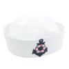 Summer Navy Cap Simple Solid Color Captain Sailor Hat Cosplay Costume Dress Up Props For Party