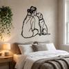 Creative Metal Wall Hanging Decor Minimalist Line Art Metal Decor Home Decor