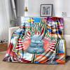 1pc Dumbo Elephant Circus Theme Blanket, Home, Office, Outdoor Gift for Kids and Adults