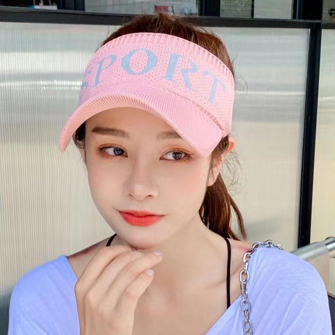 Sun Visor Men Women Mesh Adjustable Baseball Cap Sports Tennis Golf Running Hat