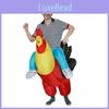 Costum haios gonflabil de cocoș găină mărime adult pentru distracție maximă