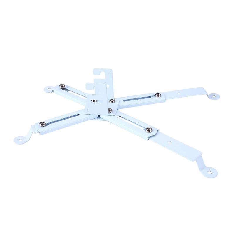 Adjustable Projector Mount Bracket 43-65cm, Projector Ceiling Mount Ceiling and Wall Support, Holds Up To 15kg, Black