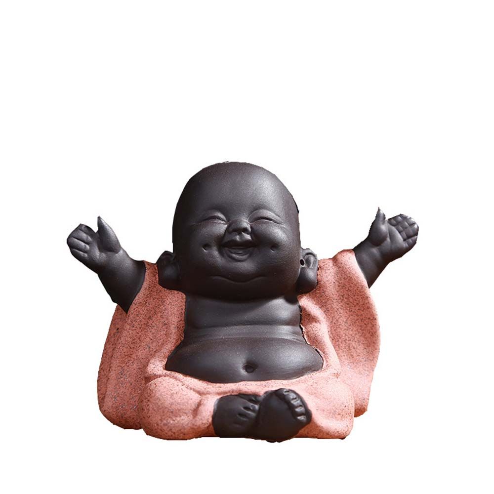 

Teahouse Ornaments Buddha Statues Maitreya Buddha Figure Car Decoration Action Figure Car Ornament A
