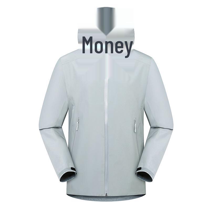 Men's and Women's Ultra-Light Waterproof Three-Layer Outdoor Jacket for Fishing and Mountaineering
