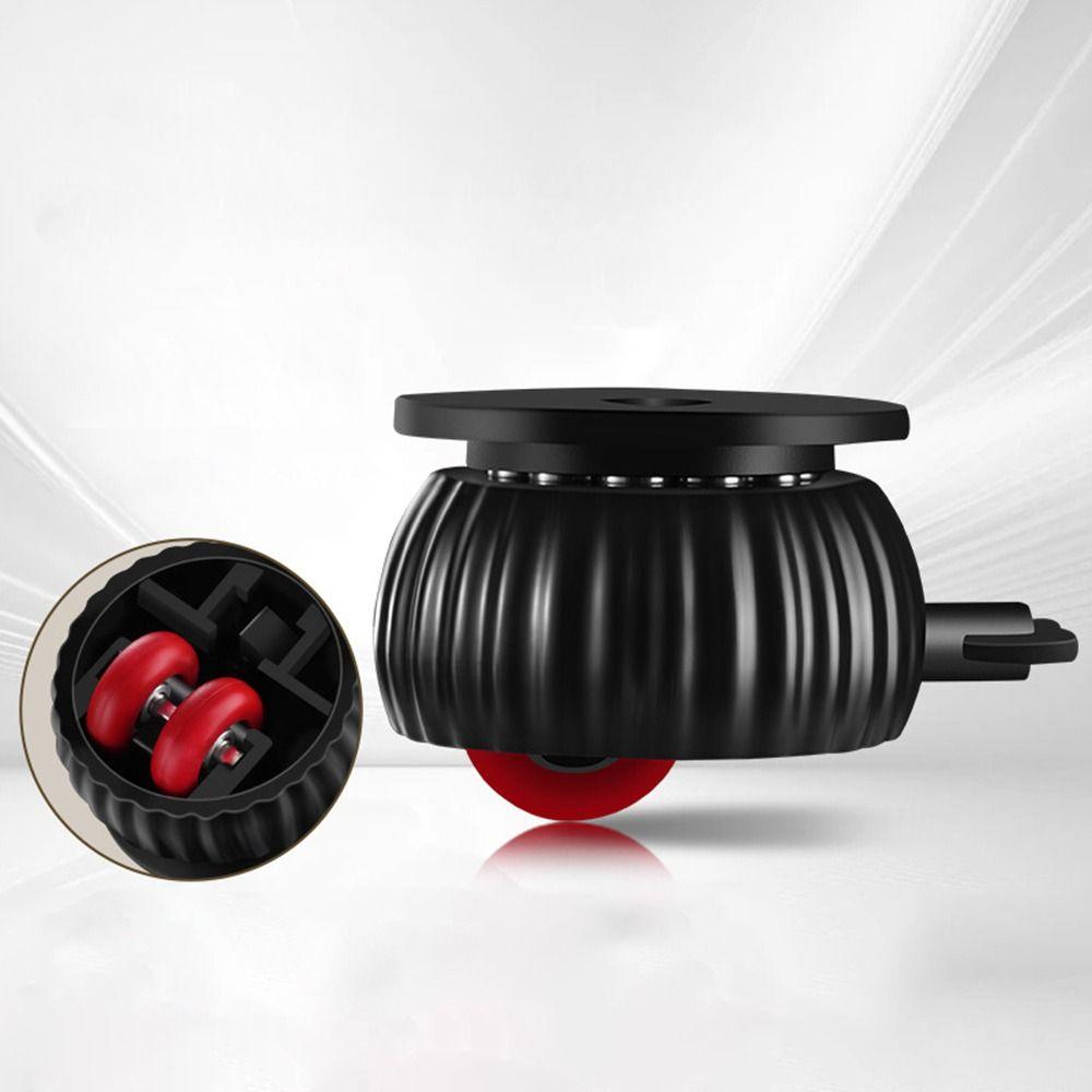 4PCs with Brake Adhesive Universal Wheel Casters Strong Load-bearing 360° Rotation Type Furniture Casters Roller Mute