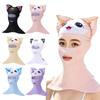 Sun Protections Full Face Head Neck Cover Swiming Diving Facekini Elastic Caps For Water Sport Facekini Elastic Swim Caps Sun Protections Full