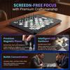 Set da Scacchi Elettronico Adattivo AI Gioco e App con Scacchiera Computerizzata, Scacchiera Intelligente, Gioco da Tavolo Set da Scacchi, Ottimo Partner per Giocare e Allenarsi