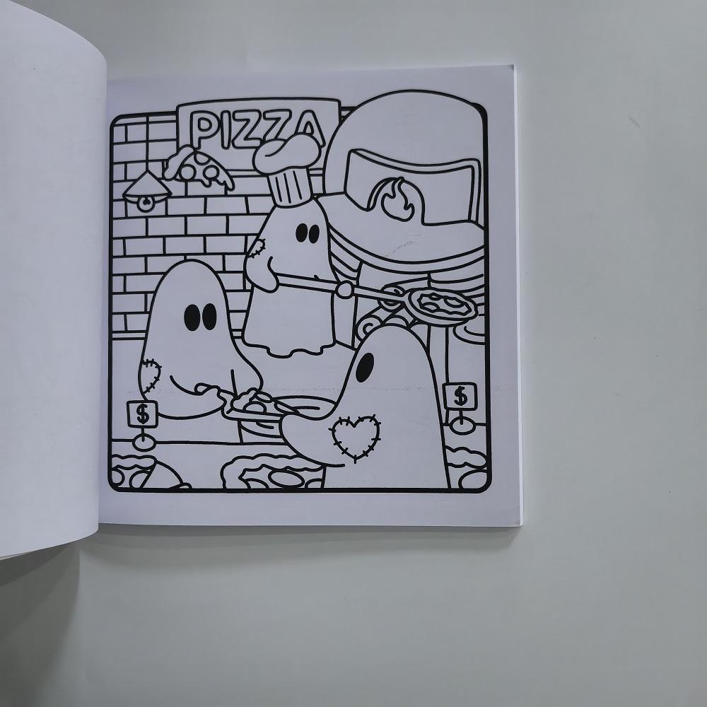 Halloween Adult Coloring Book - Spooky Times Stress Relief Drawing Book with Cute Designs, Perfect Gift for Birthday