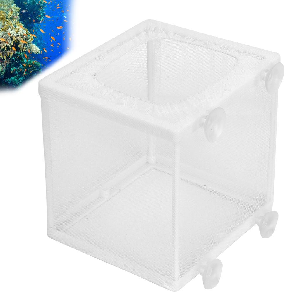 Aquarium Fish Breeder Box Isolation Box Breeder Hatchery Incubator with Suction CupS
