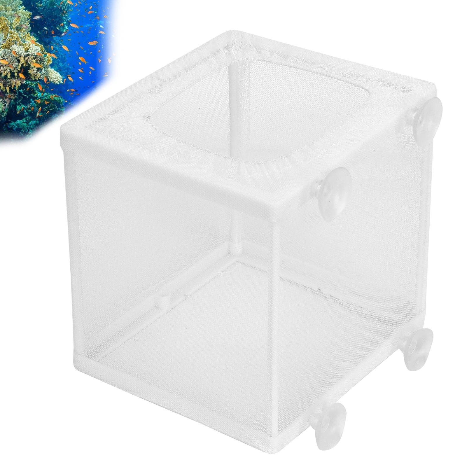 

Aquarium Fish Breeder Box Isolation Box Breeder Hatchery Incubator with Suction Cup