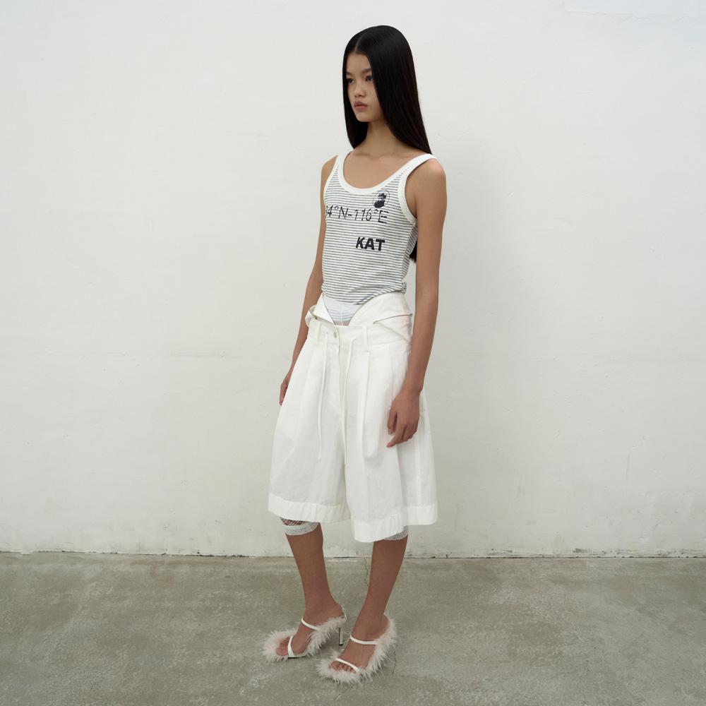 LCDC™ Drawstring Pocket Shorts (White)