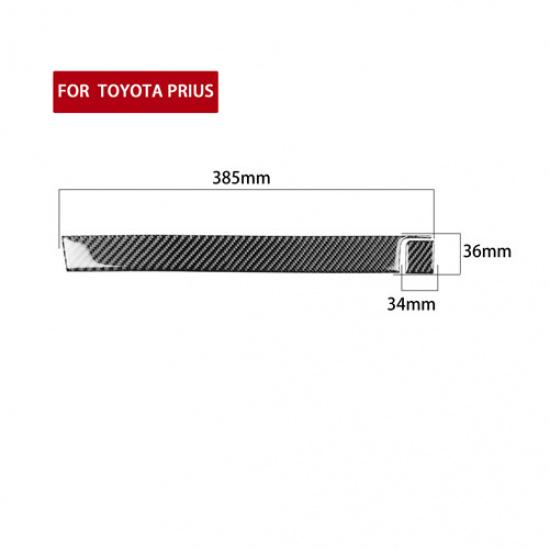 For Toyota Prius 2012-15 Carbon Fiber Right Drive Console Co-Pilot Strip Trim 2X