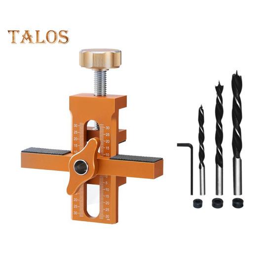 Instrument reglabil de asamblare a ușii de dulap cu set de burghie portabil pentru poziționarea ușii de dulap, instrument de prelucrare a lemnului