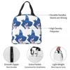 Funny Shark Dog Insulated Lunch Bag for Women Children Portable Food Boxes Thermal Lunch Box Tote