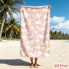Oversized Microfiber Beach Towel Bowknot Print Quick Dry Sand Free Giant Bath Sheet Large XL Swim Towel Travel Mat Pool Blanket
