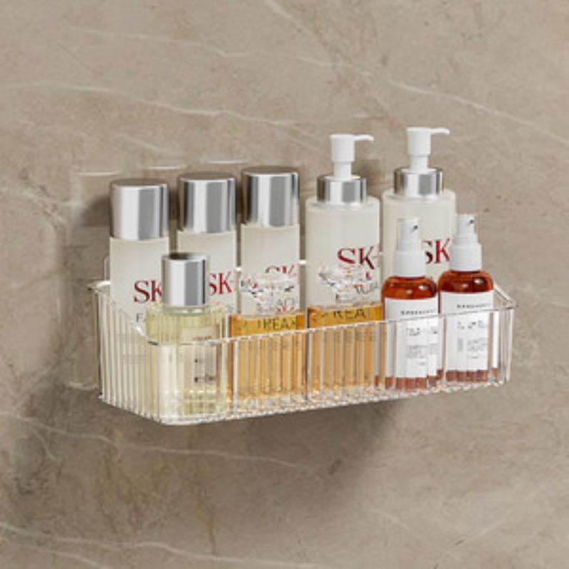 Bathroom Non-punching Wall-mounted Cosmetics Storage Rack