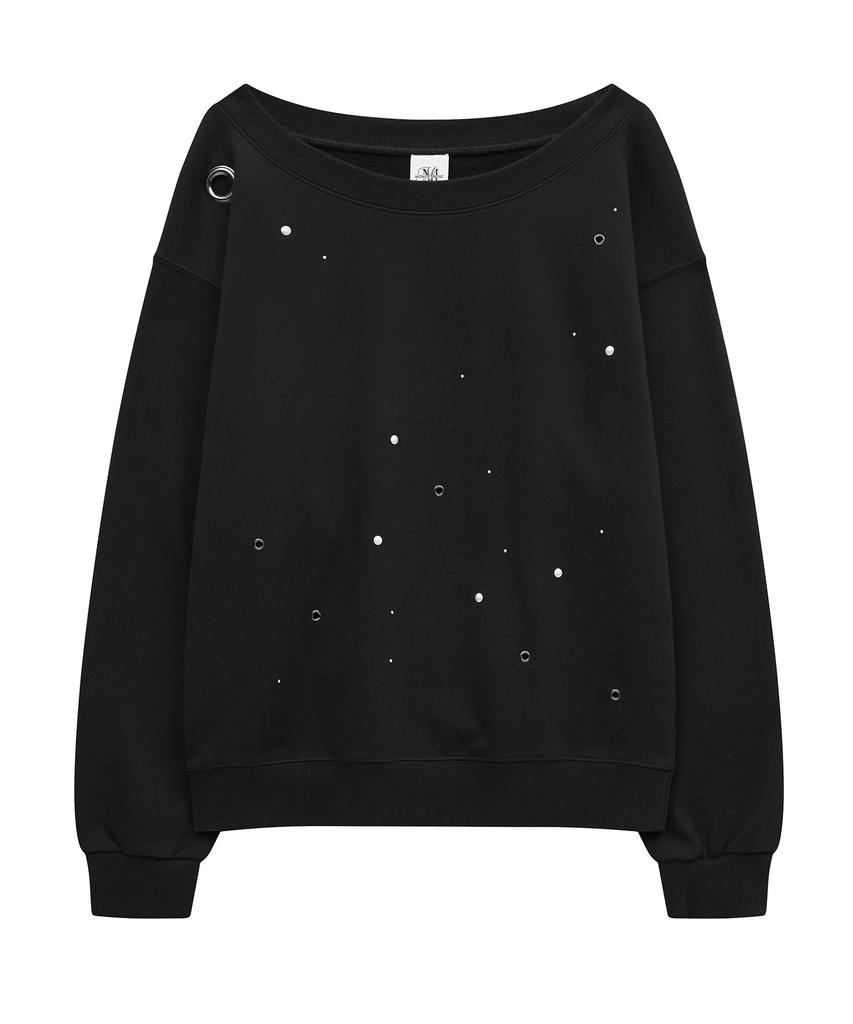 MIDNIGHT MOVE Eyelet Mtm (Black)