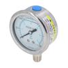 Pressure Gauge 1 4 NPT Accuracy Level 2.5 Transparent Dial Vacuum Pressure Gauge with Stainless Steel Housing 0 To