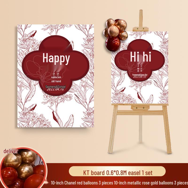 Wedding Ceremony Welcome Sign - Directional KT Board Decor