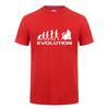 Cool Music Humor Drums Evolution T Shirt Funny Birthday Gifts For Unisex Male Drummer Summer Short Sleeved O Neck Cotton Tshirt