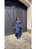 2024 Autumn/Winter Women's Flowing Sleeve Evening Dress with Big Swing Style