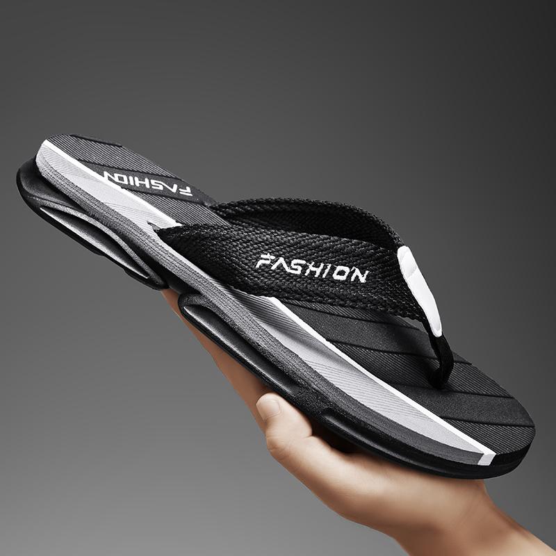 Men Sandals Summer Flip Flops Slippers Solid Color 2024 Casual Male Shoes Fashion Sneakers Light Anti Slip Soft Bottom Sandals 7