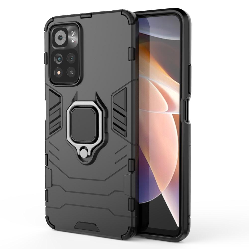 Case for Xiaomi Poco M4 Pro 5G / Redmi Note 11S 5G, Kickstand Ring, Black