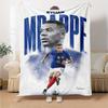 Star Player Kylian Mbappé Blanket Soft Warm Cozy Perfect for Sofa Bedding Livingroom Four Seasons Multipurpose Warmthful Decor
