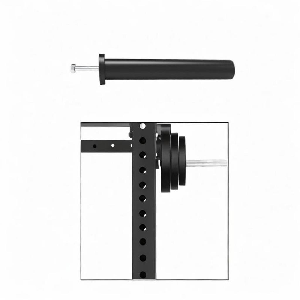 Suport pentru Organizator Squat Rack, Economisire Spațiu, Accesoriu cu Rezistență Puternică, Suport pentru Halteră