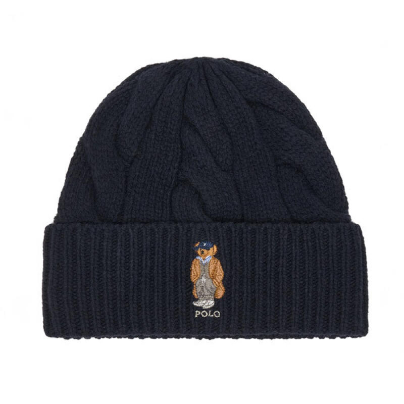 Шапка-бини с мишкой Polo Ralph Lauren 455981433002 455981433002