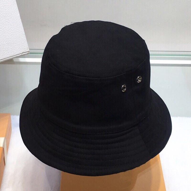 Cotton Fisherman Hat With Embroidered Letters For Sun Protection And Casual Wear