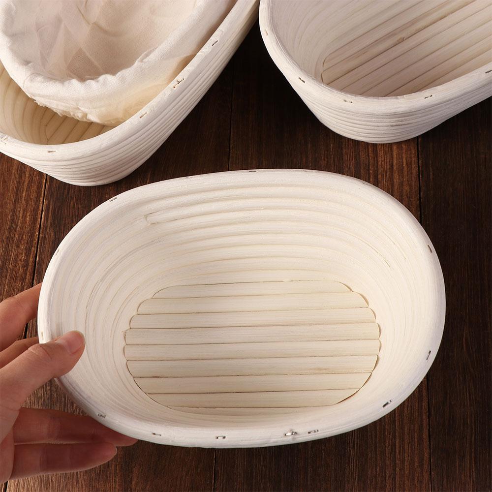 Fermentation Baking Supplies Wicker Rattan Basket Banneton Brotform Liner Baskets Dough Rising