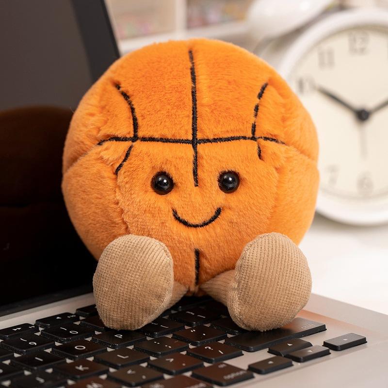 Nové Dětské Zábavné Hračky Míče Fotbal Basketbal Tenis Plyšová Panenka Dárek Ozdoby