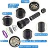 Alonefire SV43 36W Ultraviolet Black Light, Powerful UV LED Light with 365nm Wavelength, USB C-Type Rechargeable, Anisakis Light, Reverse Charging,
