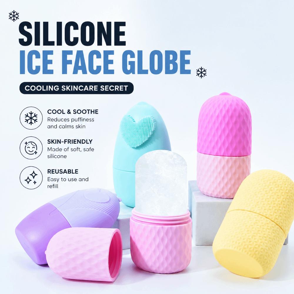 Cooling Ice Face Roller Silicone Facial Ice Roller Reusable Face Massage Roller  Beauty Treatment