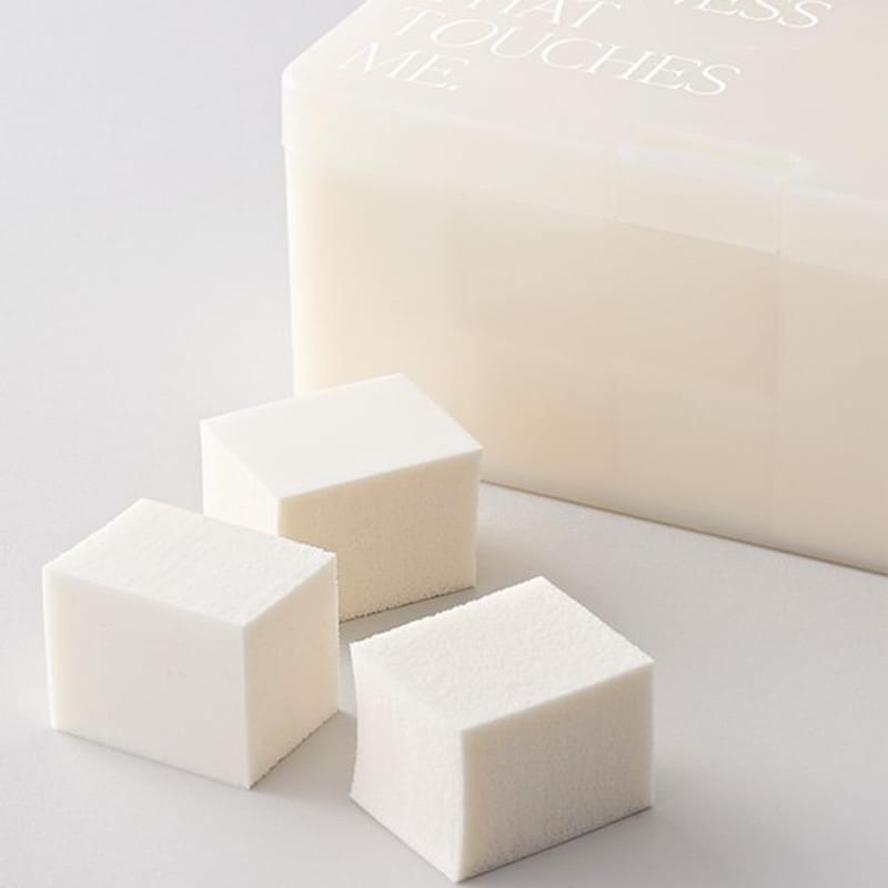 [Picasso] Latex Square Sponge Large Capacity 20P 2 Types (Choose 1) (Case/Refill)